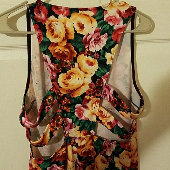 Floral midi dress - Picture 3 of 4
